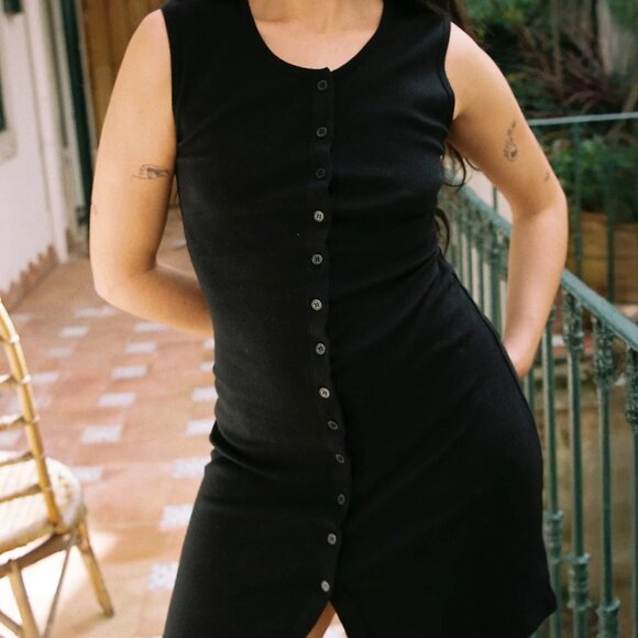 Gil Rodriguez Sophie Mini Dress - Black - size S - Picture 4 of 9